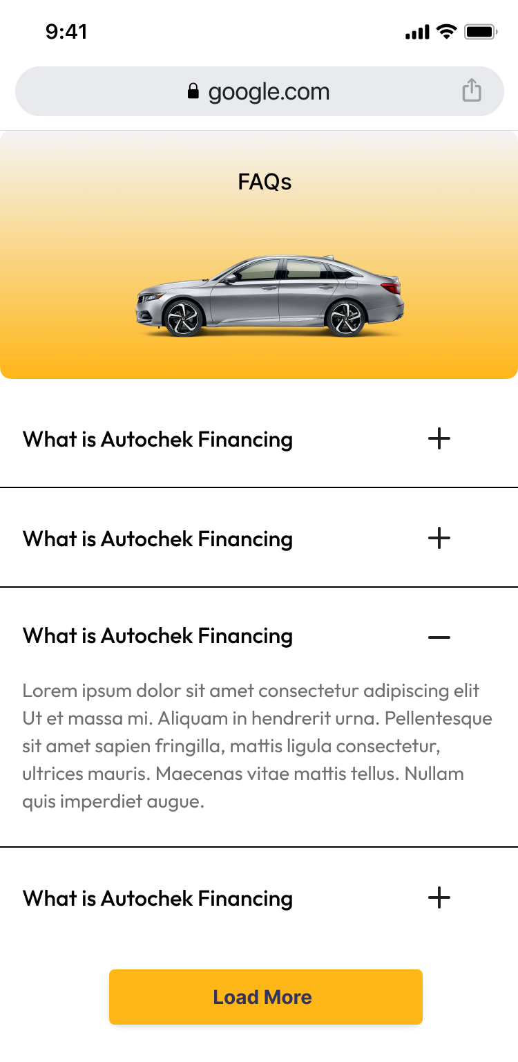 Car financing FAQs